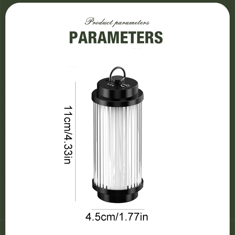 Outdoor camping tools camping lights 5 kinds of lights adjustable ceiling can be connected with the bracket TYPE-C charging.