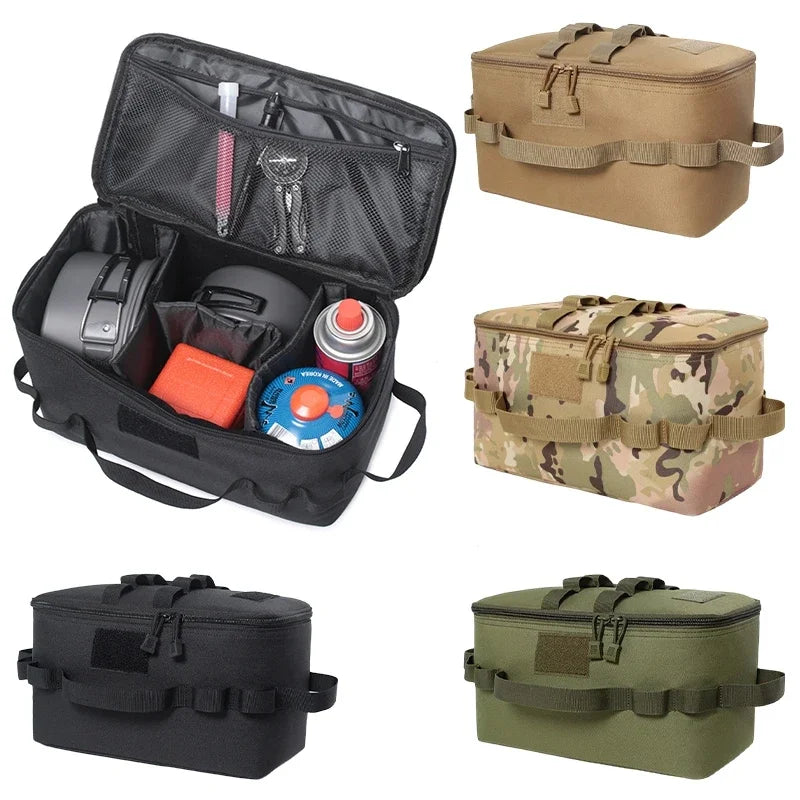 Camping Gas Tank Storage Bag Outdoor Large Capacity Ground Nail Tool Bags Picnic Cookware Utensils Organizer bags Мужская сумка