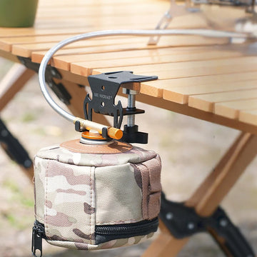 Camping Gas Canister Stand Stove Tank Hanger Hook Gas Canister Hanging Hook Camping Accessories for Travel Outdoor Camping