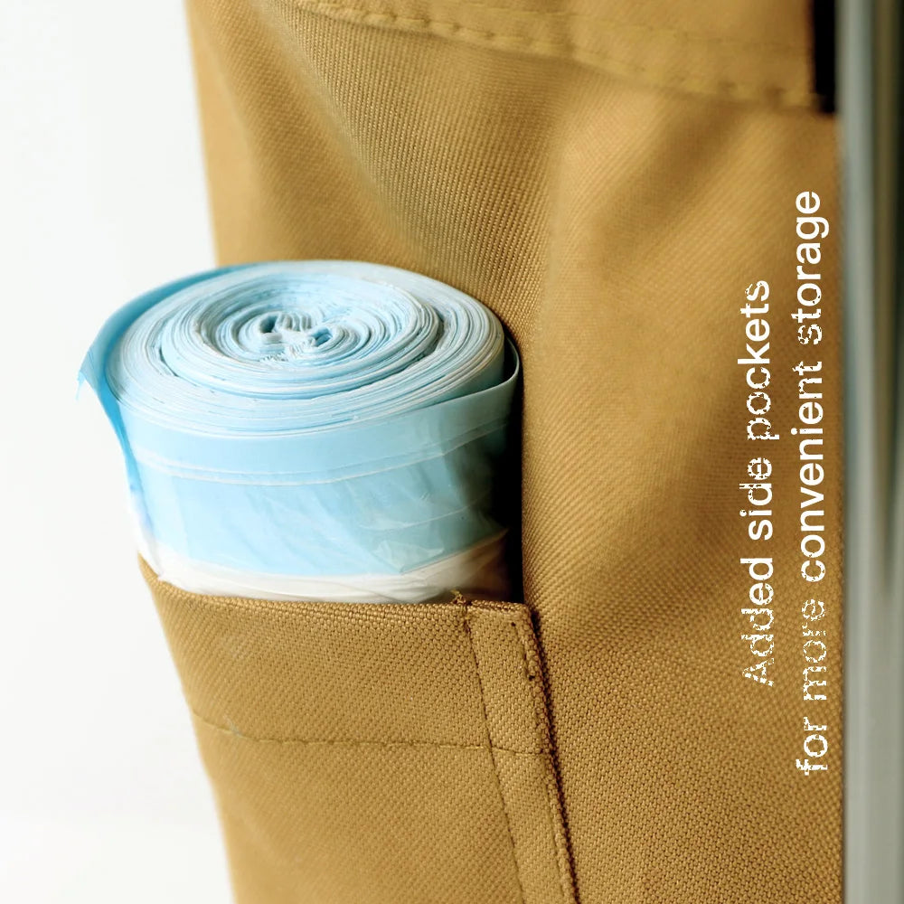 Outdoor Travel Camping Trash Can Foldable Storage Round Bucket Self-drive Camping Barbecue Clean Portable Car Trash Can