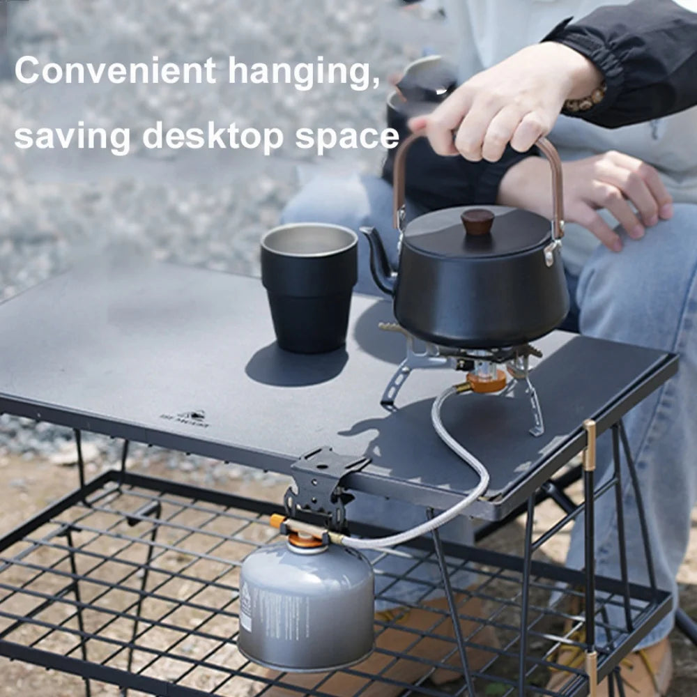 Camping Gas Canister Stand Stove Tank Hanger Hook Gas Canister Hanging Hook Camping Accessories for Travel Outdoor Camping