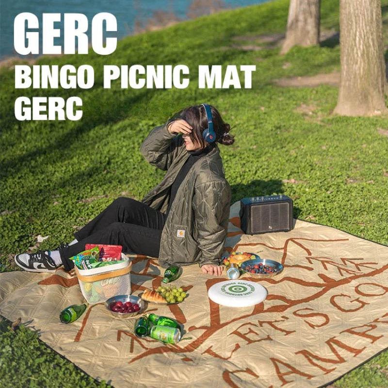 GERC Outdoor Camping Picnic Mat Moisture-proof And Waterproof Portable Spring Outings Foldable